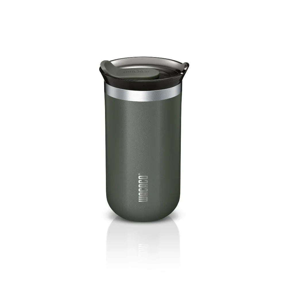 WACACO 300ml Octaroma Vacuum Insulated Mug - Grey - Tashqila WACACO 300ml Octaroma Vacuum Insulated Mug - Grey - Tashqila